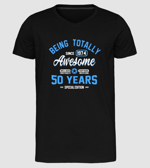 Being totally awesome 50 model negru pe tricou