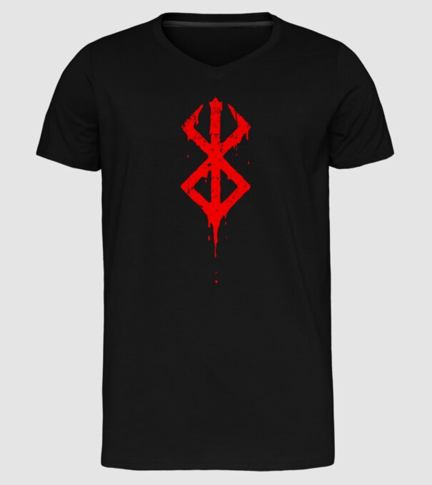 Berserk logo model negru pe tricou