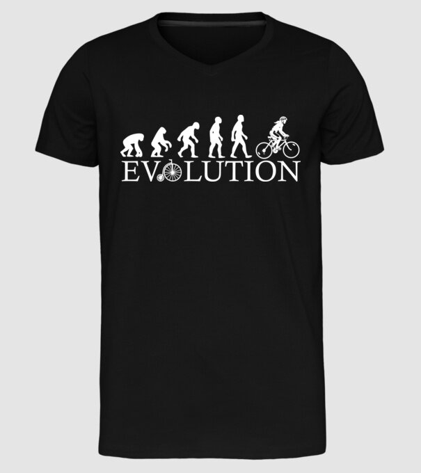 Bike evo model negru pe tricou