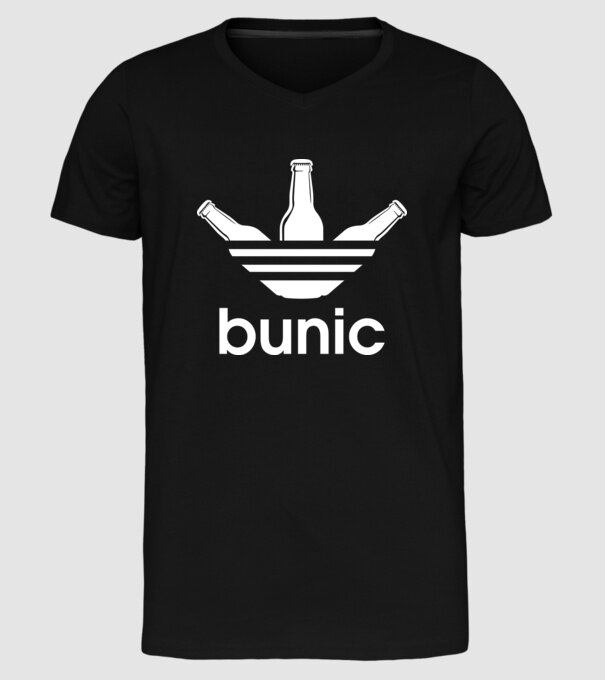 Bunicdidas model negru pe tricou