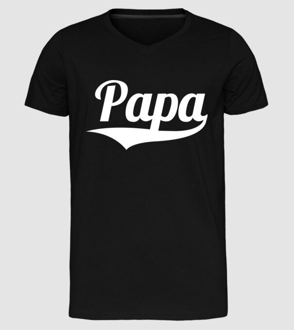 bunicul model negru pe tricou