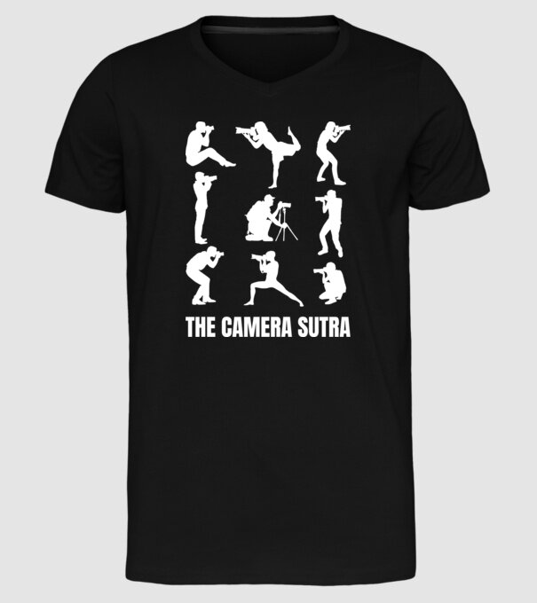 Camera sutra model negru pe tricou