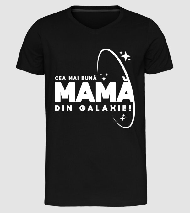 Cea mai bună bunică din Galaxie! model negru pe tricou