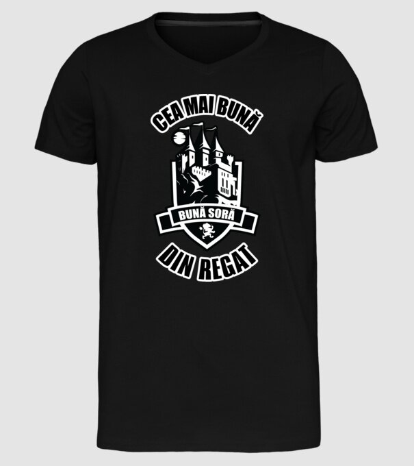 Cea mai bună soră din regat model negru pe tricou