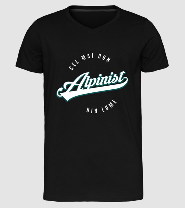 Cel mai bun alpinist din lume model negru pe tricou