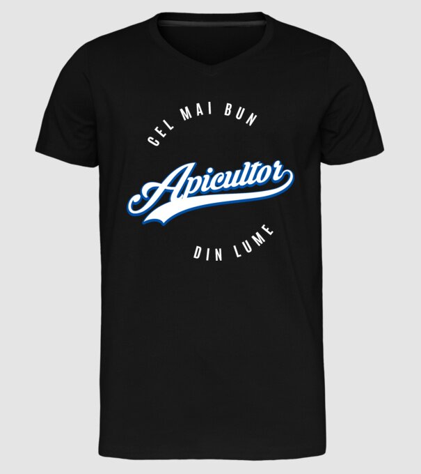 Cel mai bun APICULTOR din lume model negru pe tricou