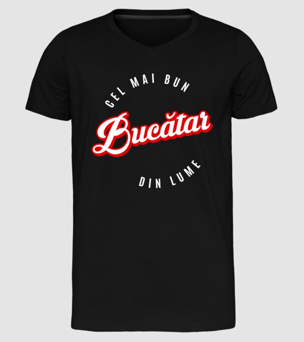 Cel mai bun BUCĂTAR din lume model negru pe tricou