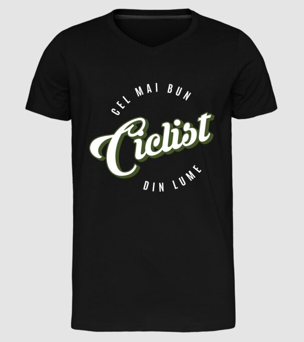 Cel mai bun Ciclist din lume model negru pe tricou