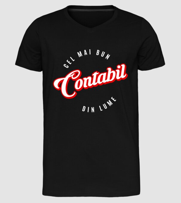 Cel mai bun CONTABIL din lume model negru pe tricou