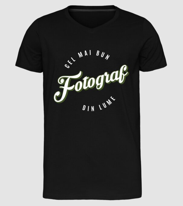 Cel mai bun Fotograf din lume model negru pe tricou