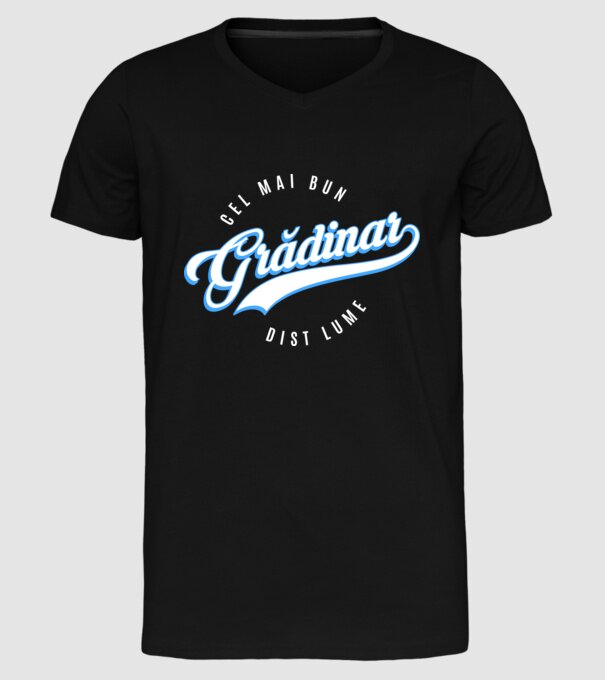 cel mai bun grădinar din lume model negru pe tricou