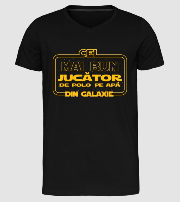 Cel mai bun jucător de polo pe apă din galaxie model negru pe tricou