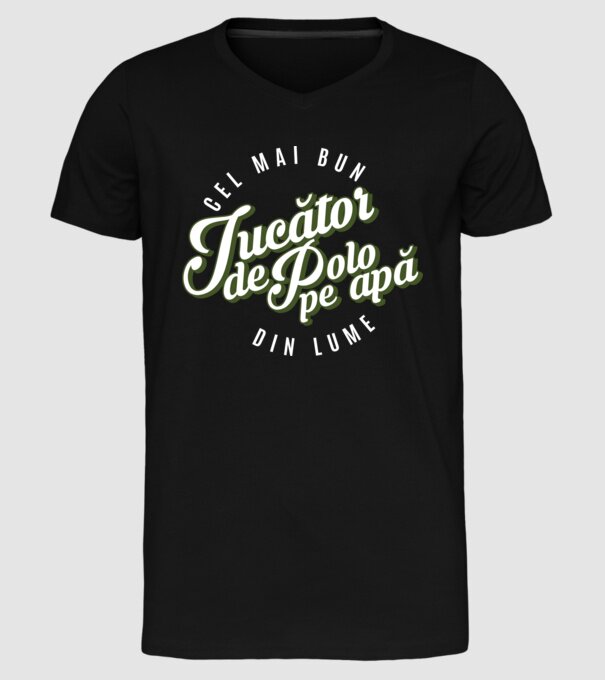 Cel mai bun Jucător de polo pe apă din lume model negru pe tricou