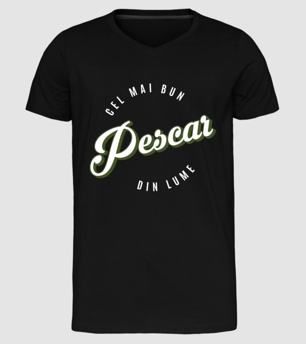Cel mai bun Pescar din lume model negru pe tricou