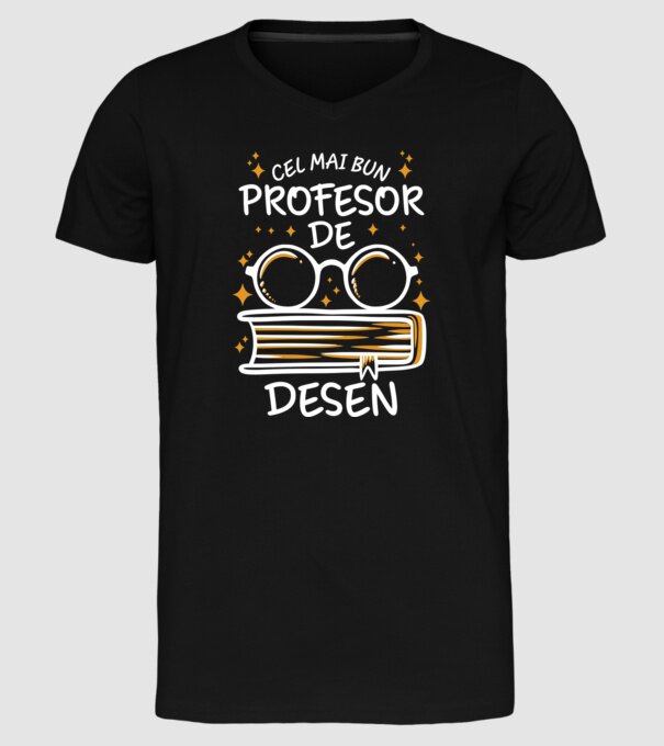 Cel mai bun profesor de desen model negru pe tricou