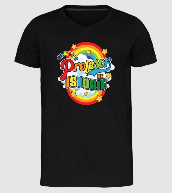 Cel mai bun profesor de istorie model negru pe tricou