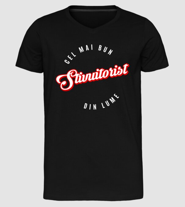 Cel mai bun STIVUITORIST din lume model negru pe tricou