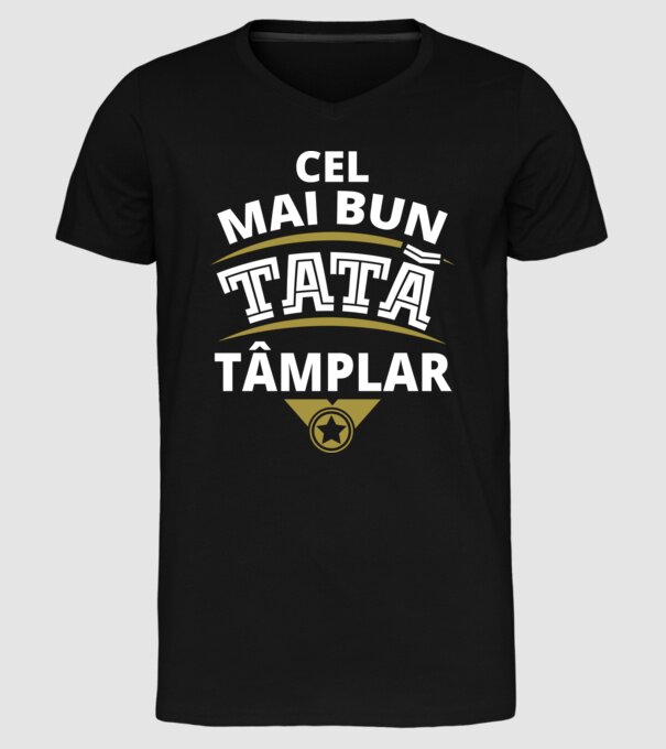 Cel mai bun tată tâmplar model negru pe tricou