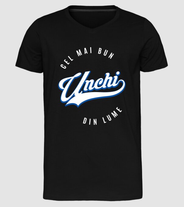 Cel mai bun UNCHI din lume model negru pe tricou