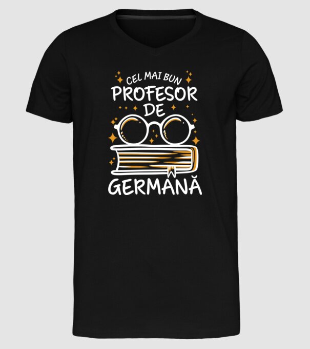 Cel mai profesor germană model negru pe tricou