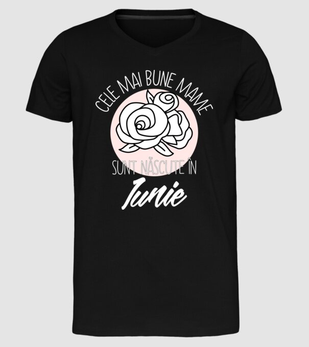 Cele mai bune mame sunt născute în Iunie model negru pe tricou