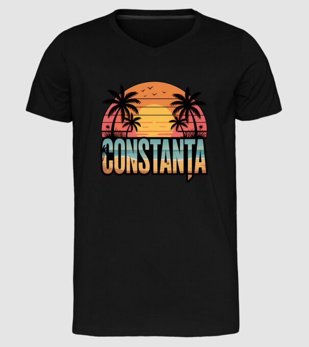 Constanța model negru pe tricou