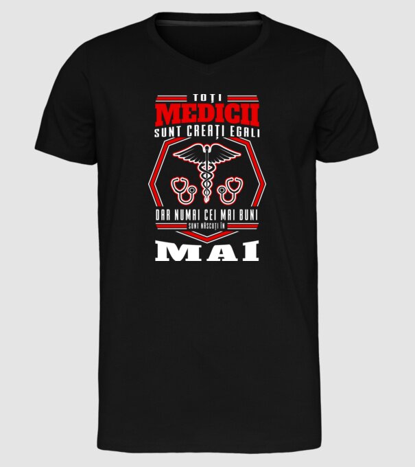 Toți Medicii sunt Creati egali mai model negru pe tricou