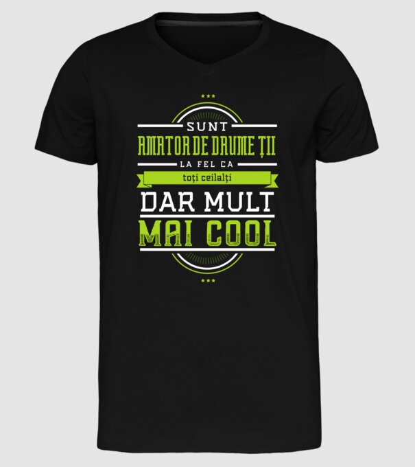 sunt un amator de drumeții, la fel ca toți ceilalți, dar mult mai cool model negru pe tricou