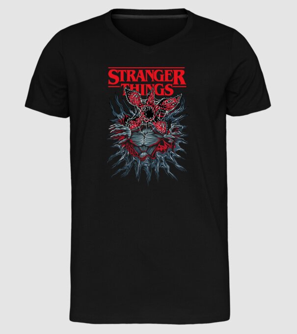 DEMOGORGON model negru pe tricou