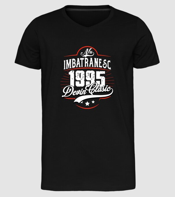 Devin Clasic - 1995 model negru pe tricou