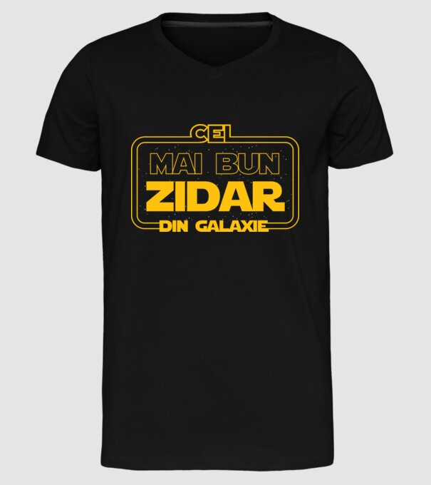 Cel mai bun zidar din galaxie model negru pe tricou