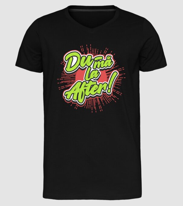 Du-mă la After model negru pe tricou