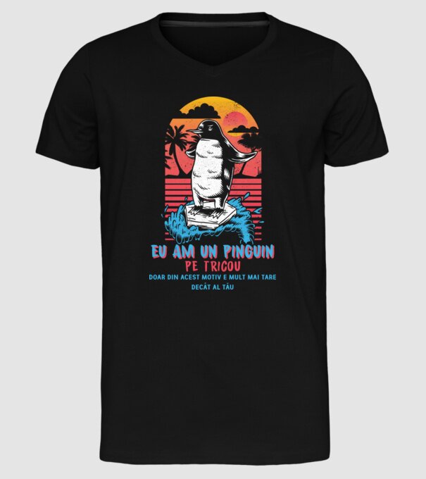 eu am un pinguin pe tricou - doar din acest motiv e mult mai tare decât al tău model negru pe tricou