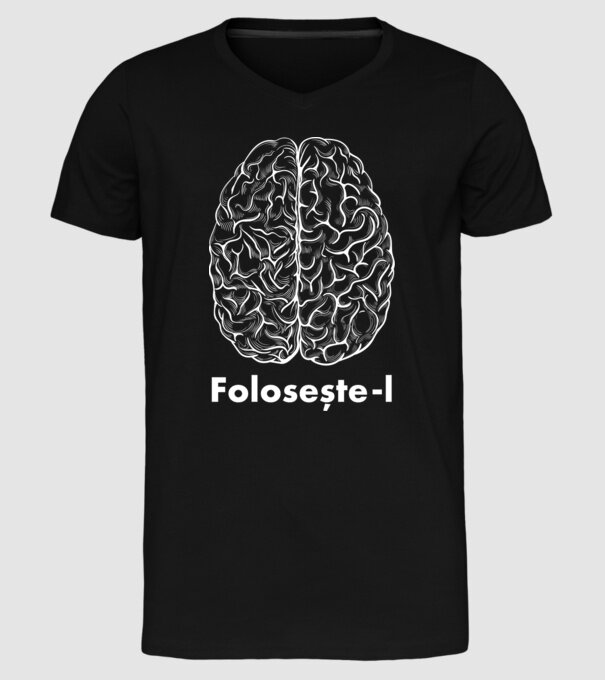 Folosește-l model negru pe tricou