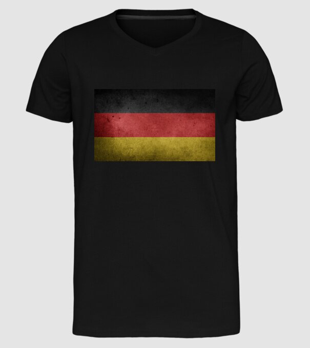 GERMANY model negru pe tricou