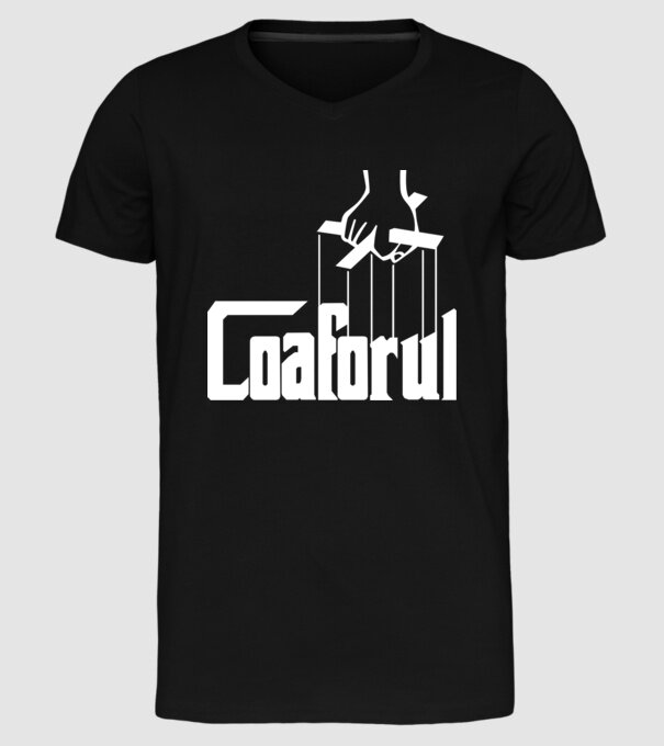 Coaforul/ Frizerul model negru pe tricou