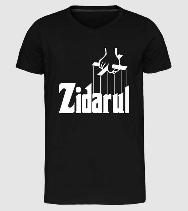 Zidarul model negru pe tricou