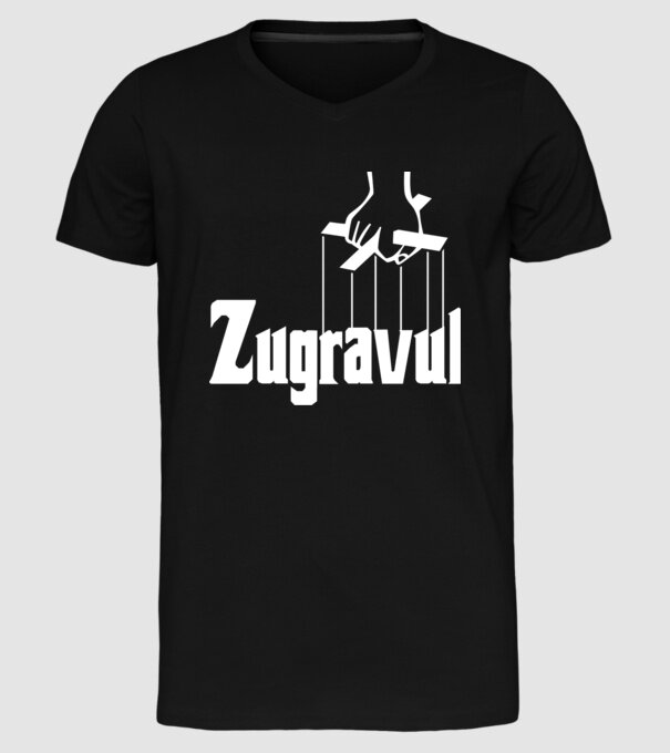 Zugravul model negru pe tricou