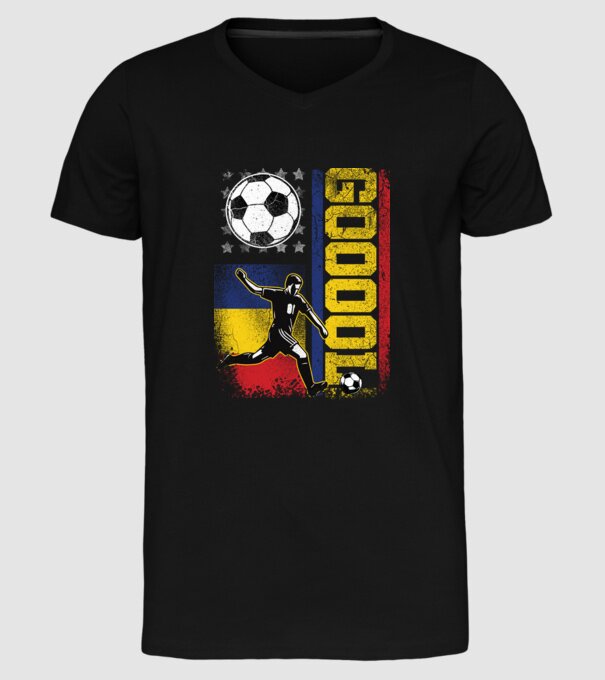 GOOOL model negru pe tricou