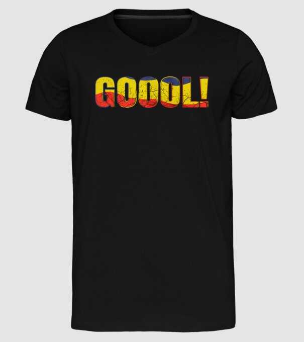 GOOOL model negru pe tricou