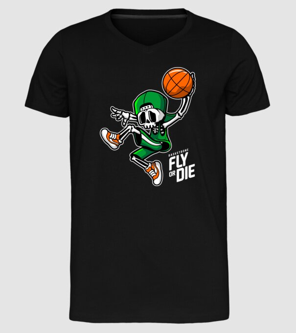 Graffiti model negru pe tricou