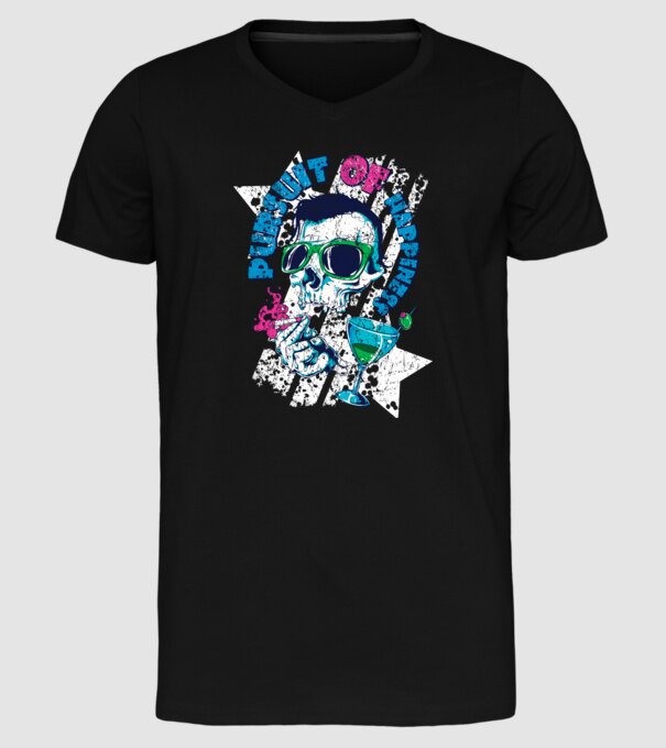 Graffiti model negru pe tricou