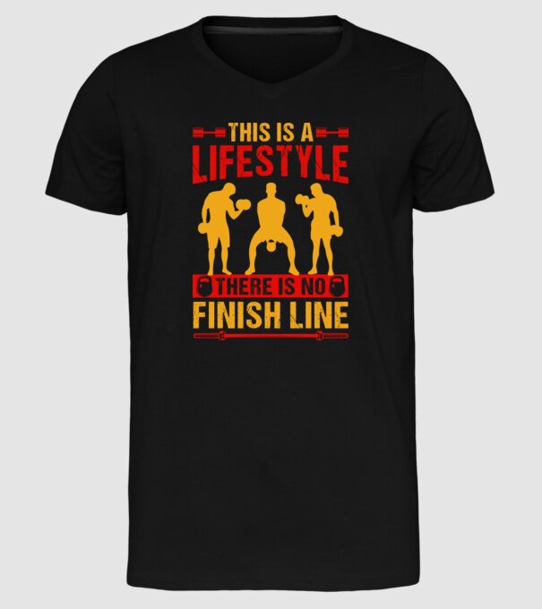 GYM Fitness model negru pe tricou