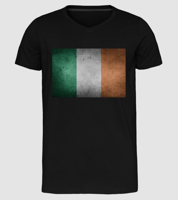 IRELAND model negru pe tricou