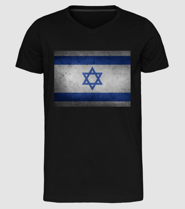 ISRAEL model negru pe tricou