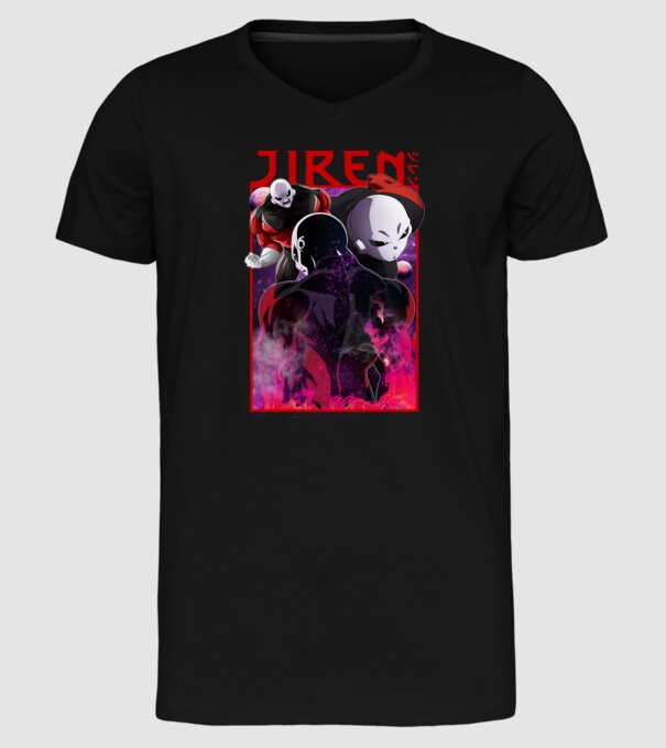 jiren dragonball model negru pe tricou