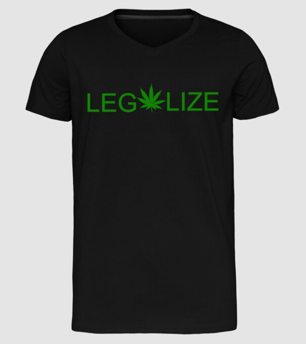 Legalize model negru pe tricou