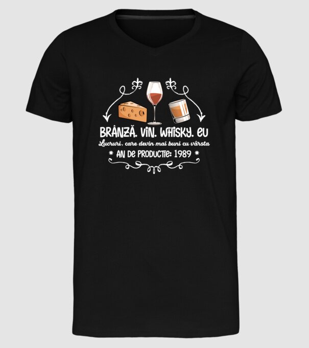 Lucruri, care devin mai buni cu vârsta 1989 35 de ani model negru pe tricou