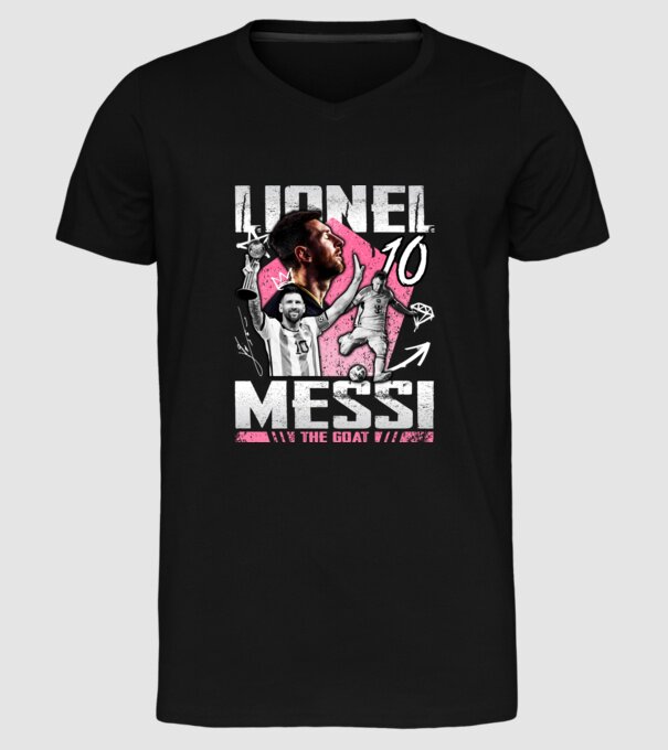 Messi tribute model negru pe tricou
