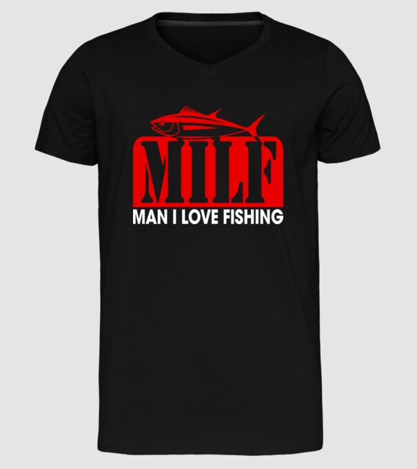 milf model negru pe tricou